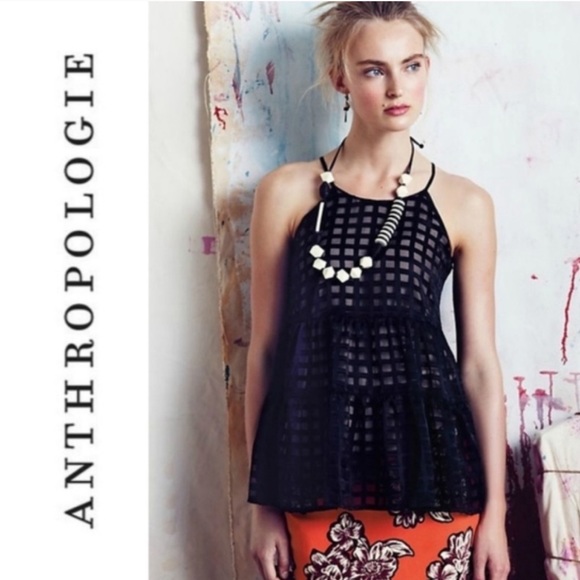 Anthropologie HD In Paris Black Velvet Cami - Picture 3 of 13
